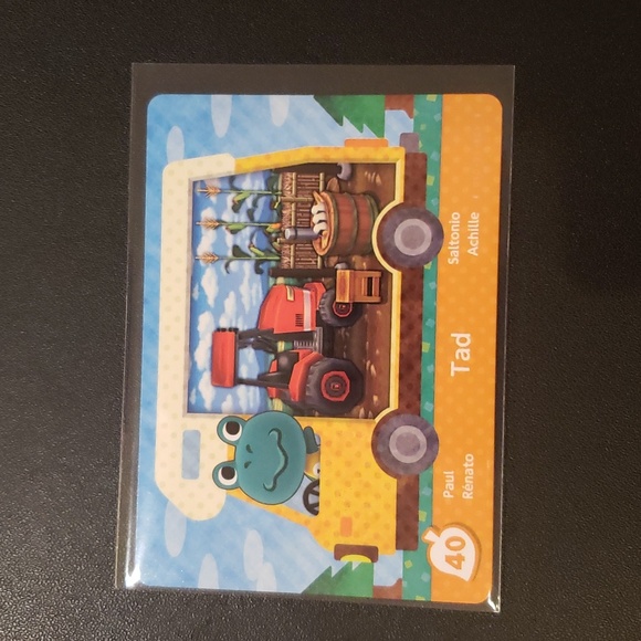 Tad 40 welcome amiibo RV card animal crossing ACNH Nintendo switch amiibo card - Picture 1 of 2